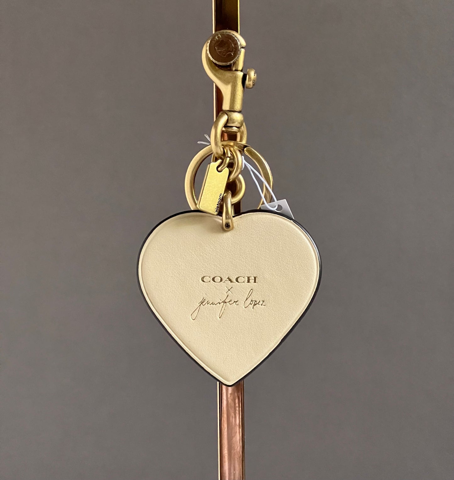 Coach X Jennifer Lopez Heart Bag Charm