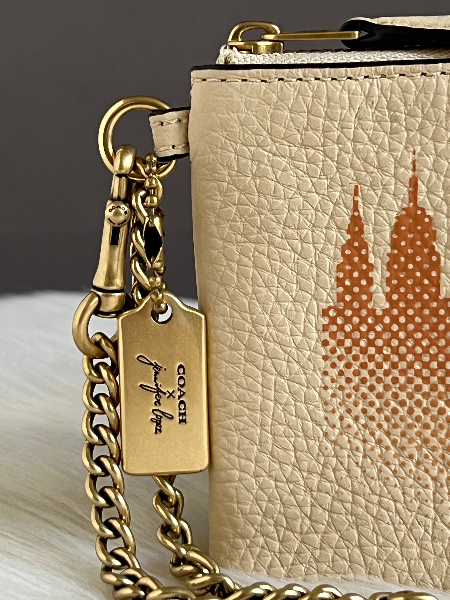 Coach X Jennifer Lopez Corner Zip Wristlet