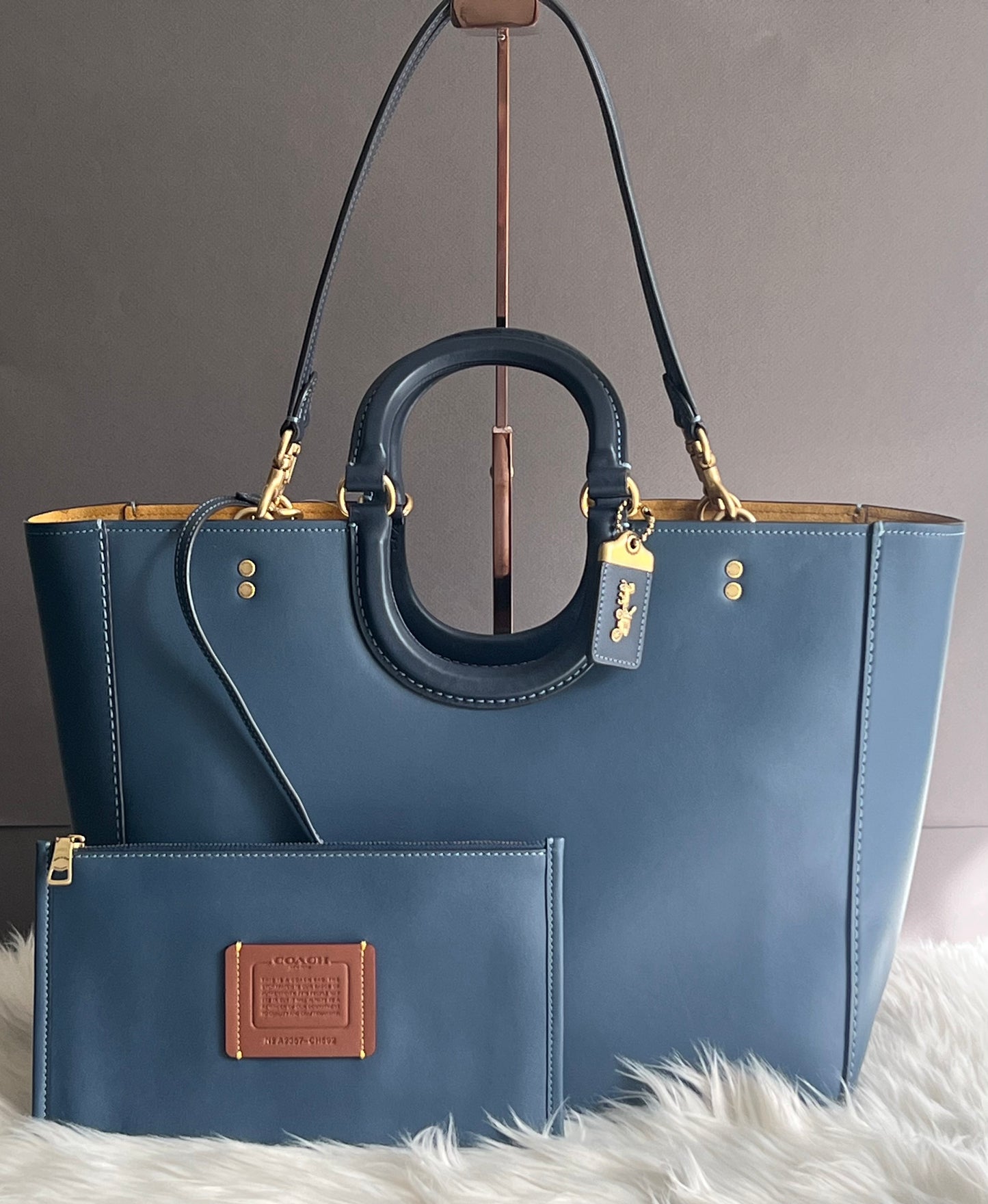 Coach Rae Tote in Colorblock koi