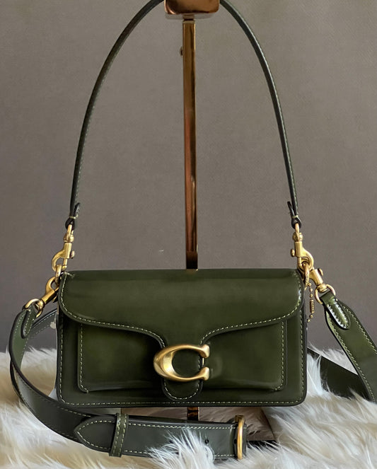 Coach Tabby Shoulder Bag 20 in Spazzolato Leather