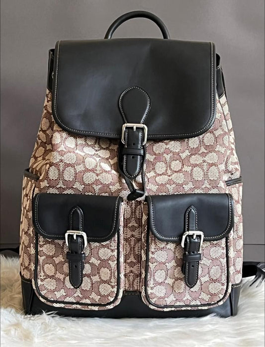 Coach Frankie Backpack in Signature Textile