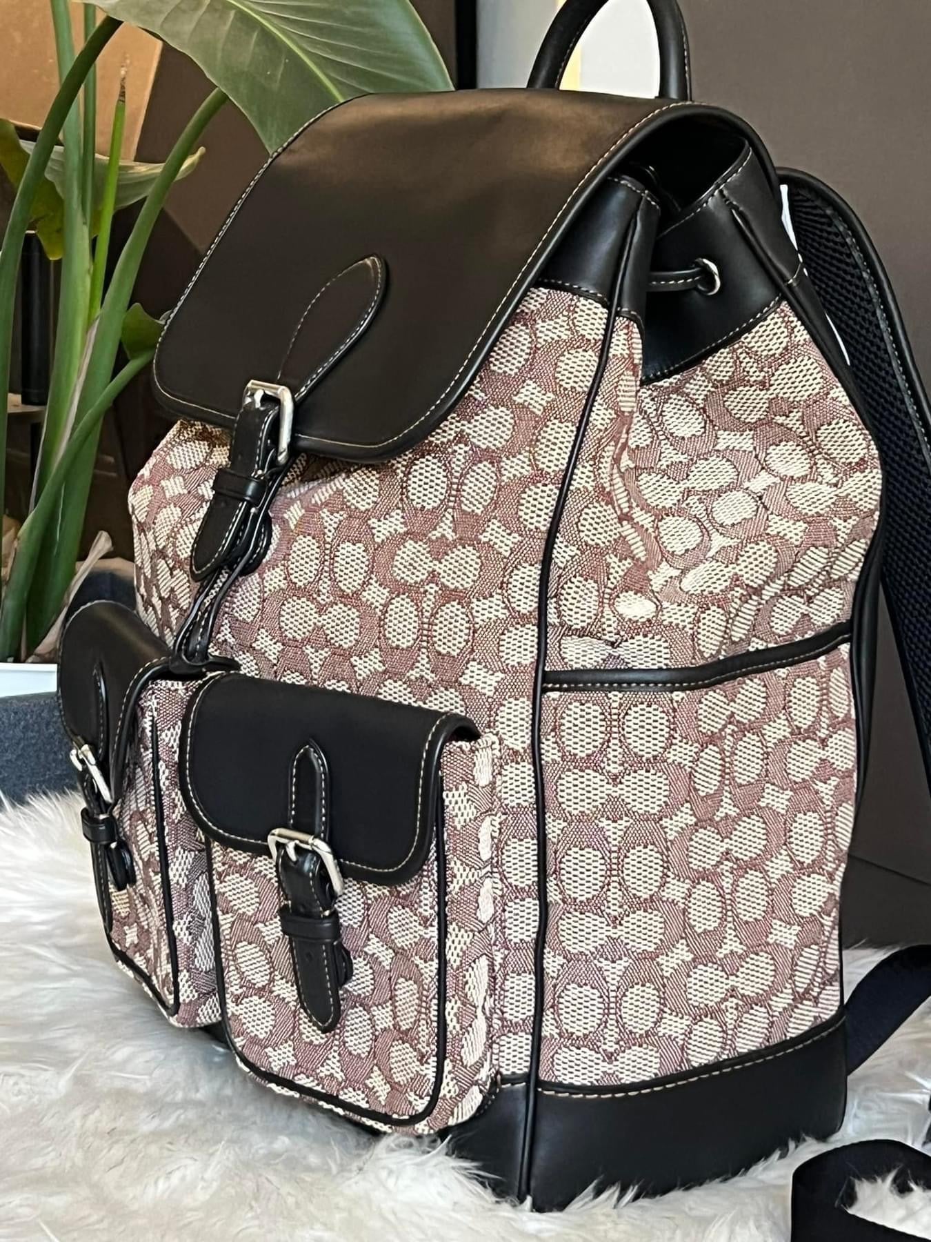 Coach Frankie Backpack in Signature Textile