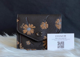 Coach Wyn Small Wallet with Floral Print
