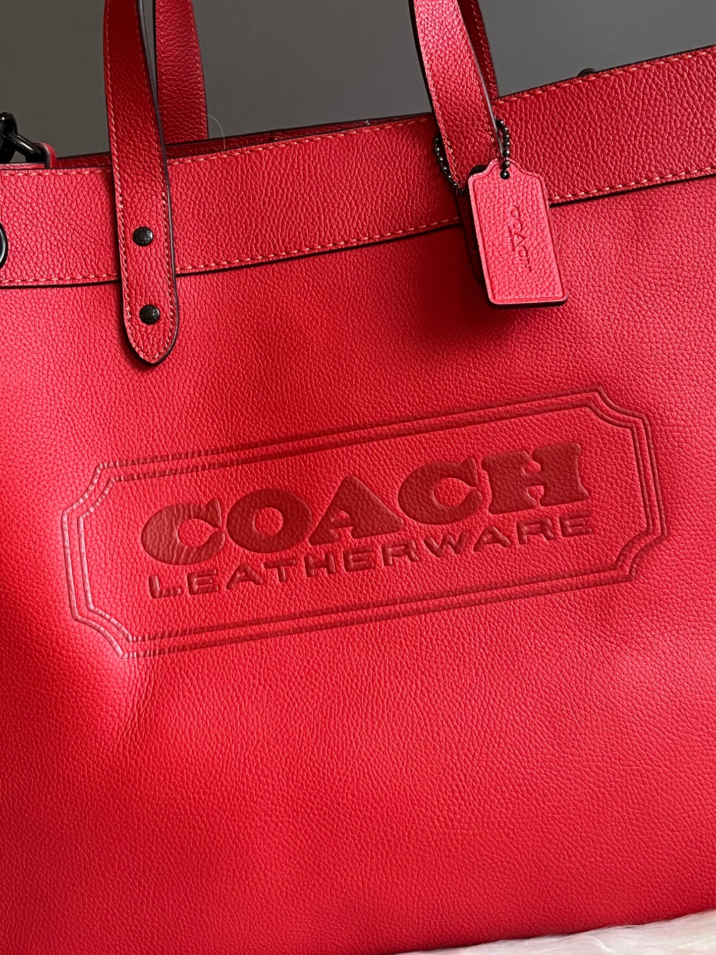 Coach Field Tote 40 with Coach Badge