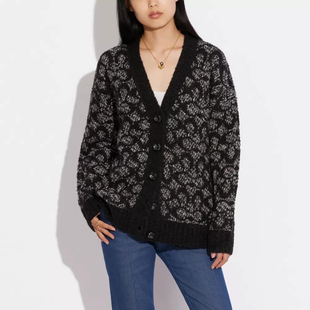 Coach Signature Cardigan