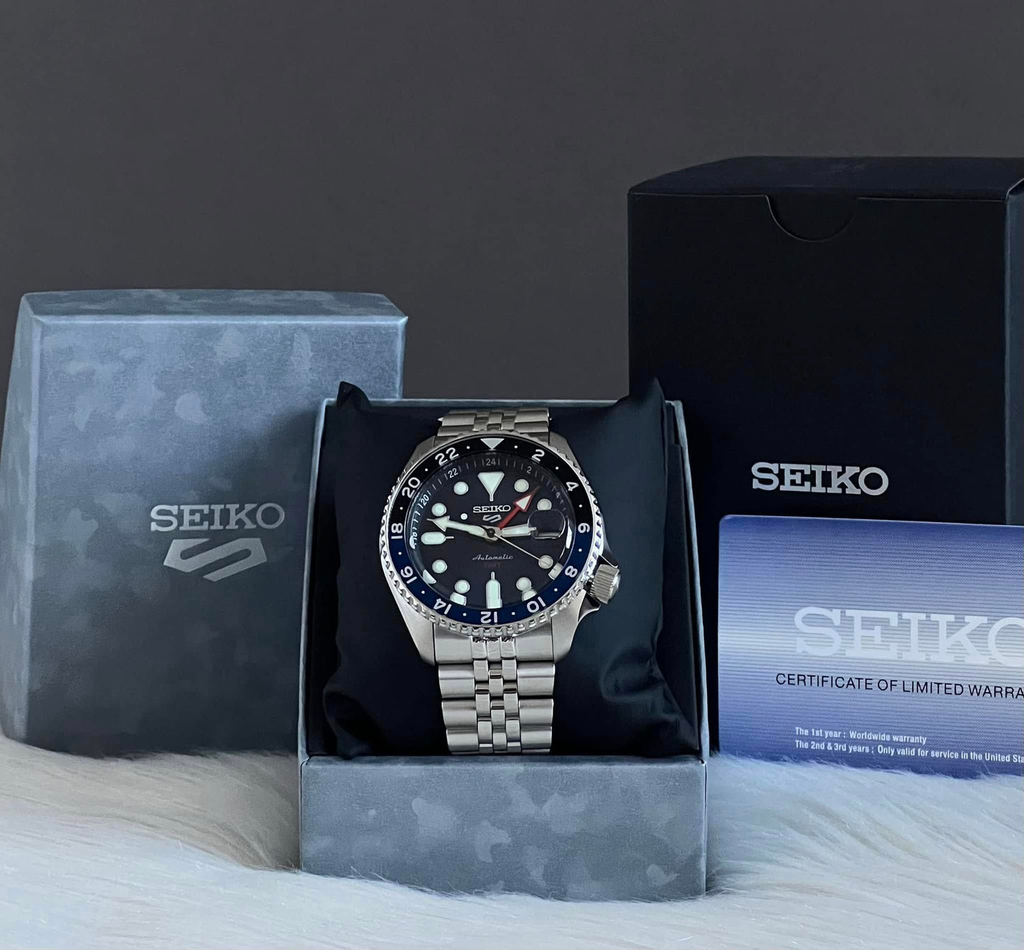 Seiko Men’s 5 Sports GMT Automatic Watch