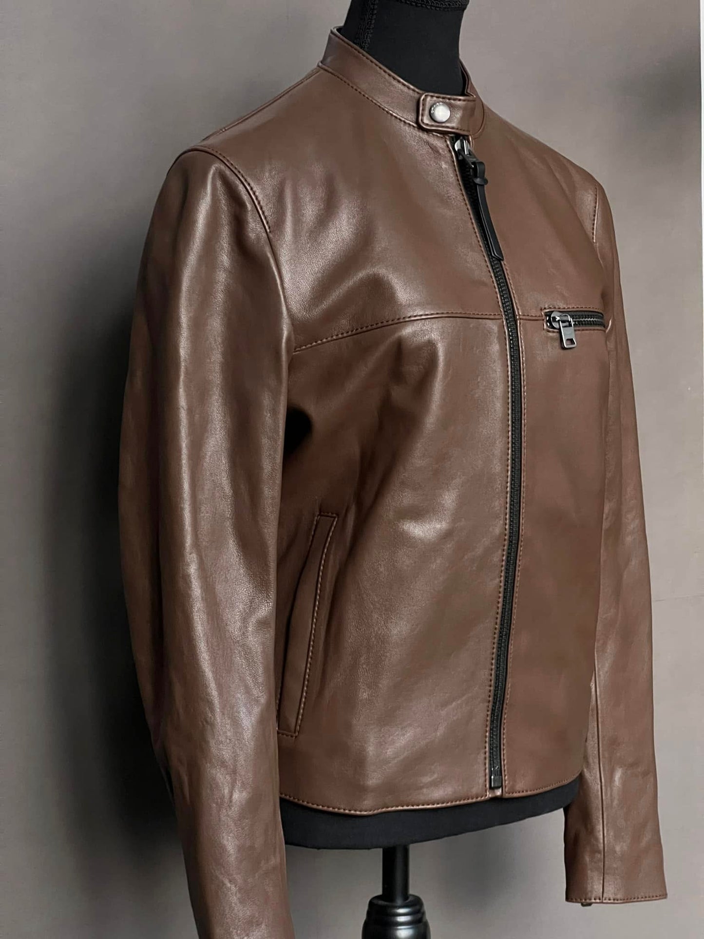 Coach Leather Racer Jacket