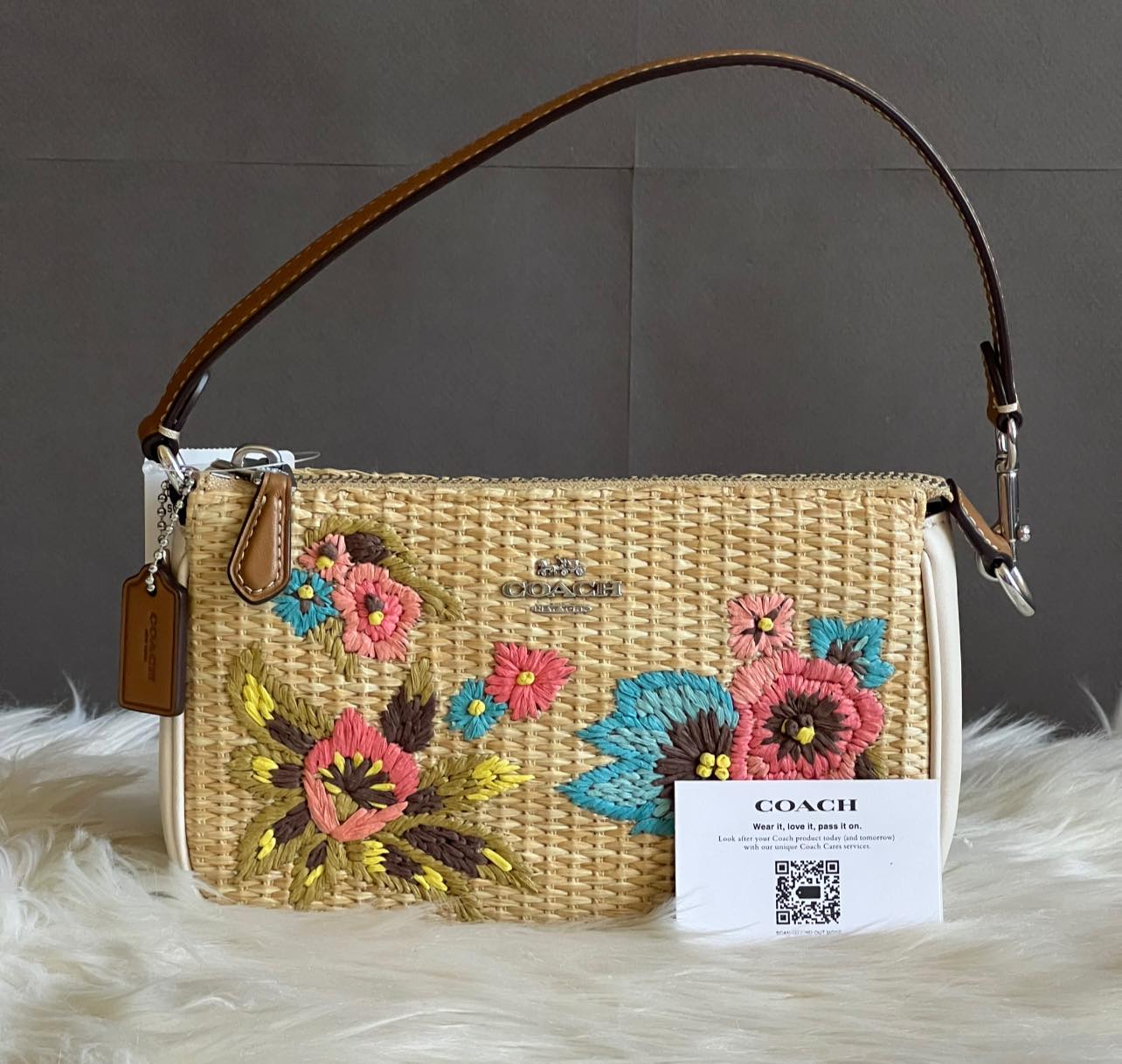 Coach Nolita 19 with Floral Embroidery