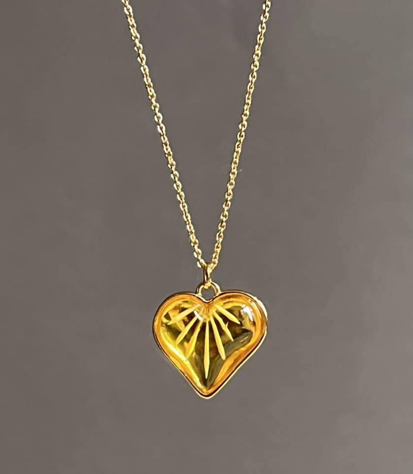 Coach Heart Chain Necklace