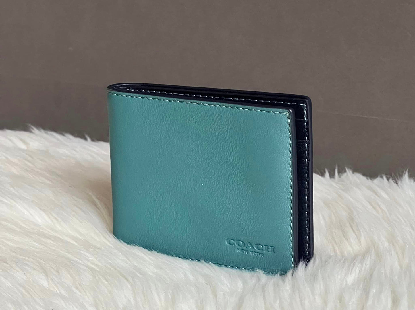 Coach Men’s Slim Billfold Wallet In Colorblock