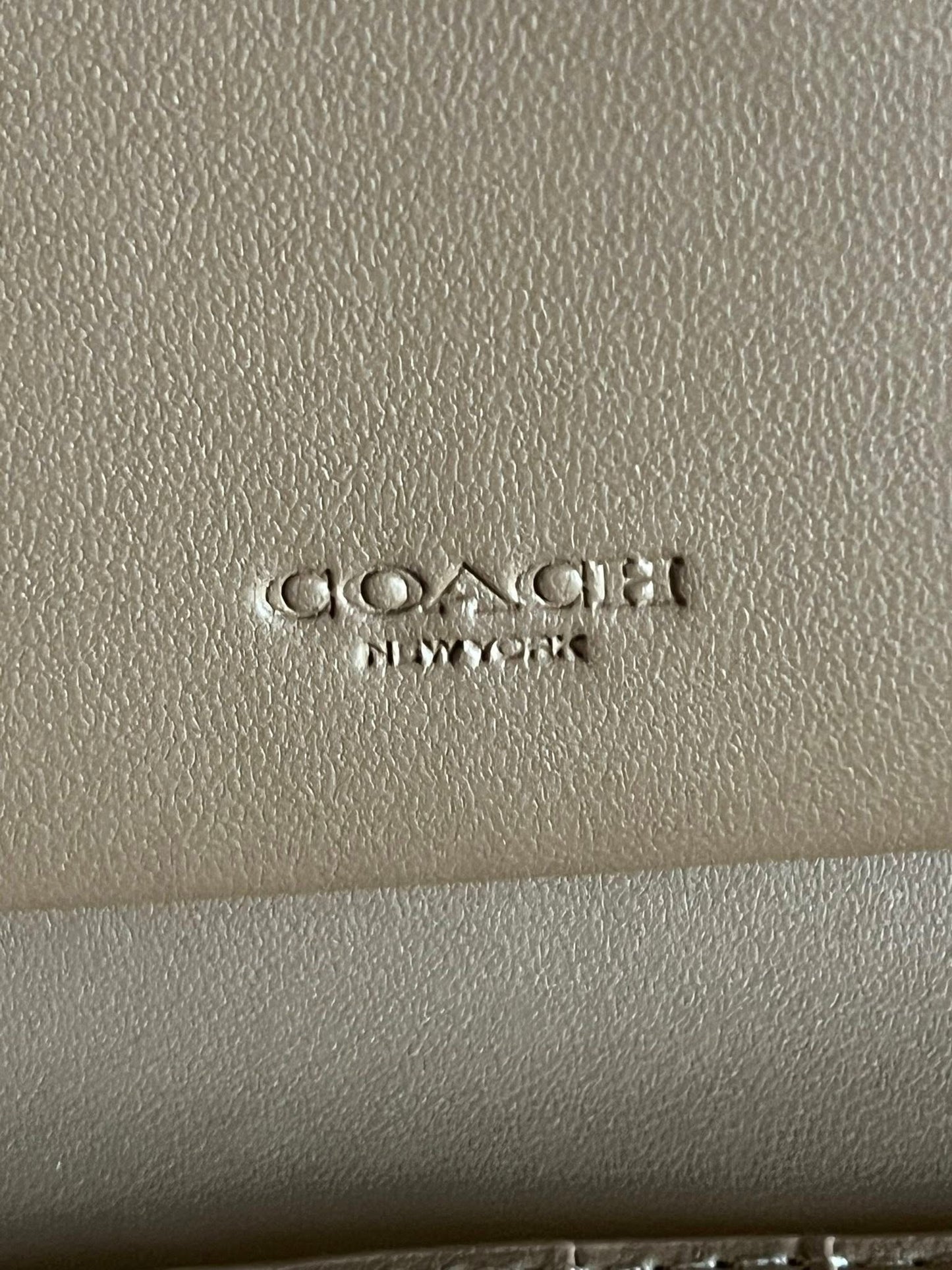 Coach Phone Wallet In Signature Canvas