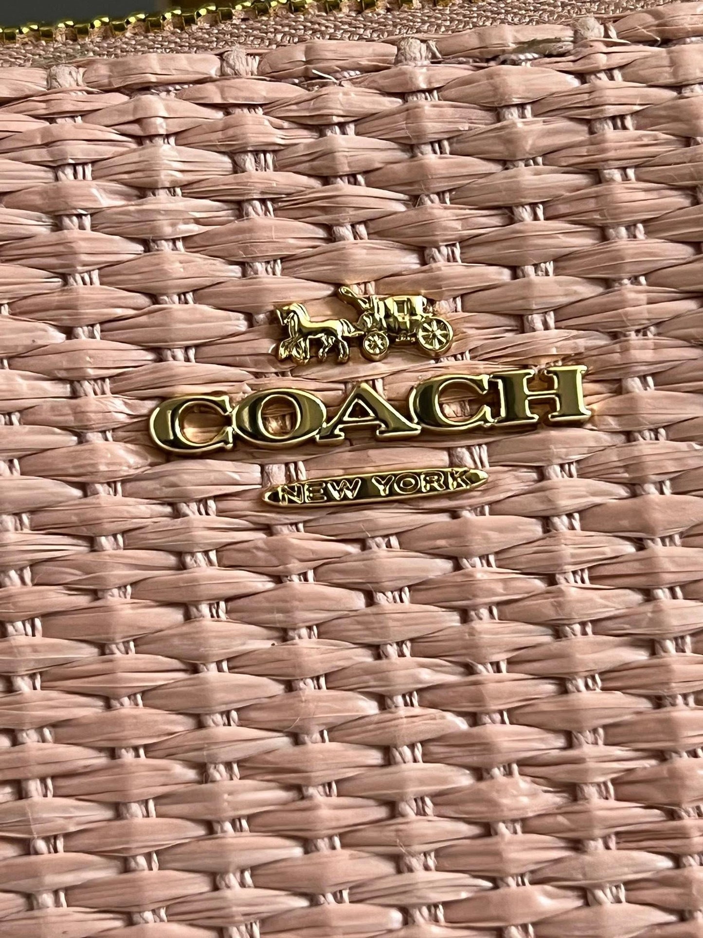 Coach Nolita 15 in Straw