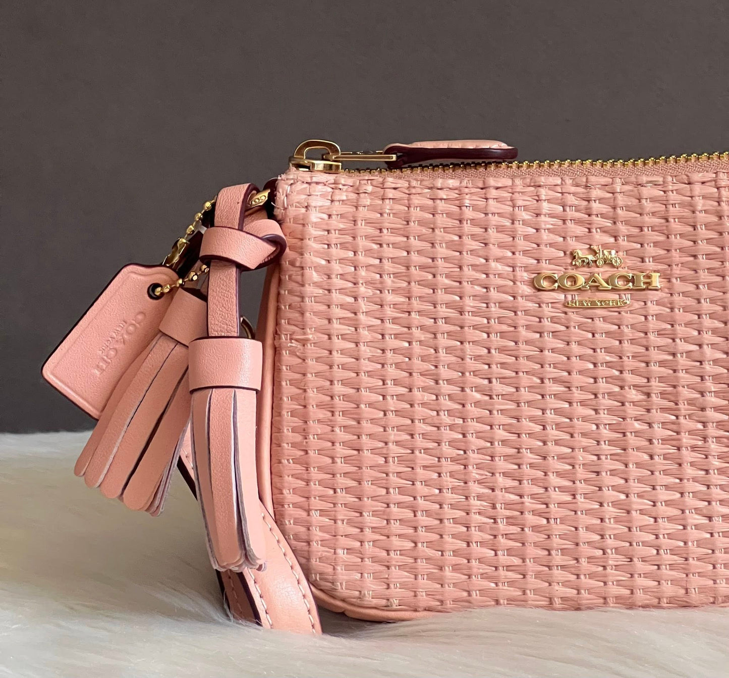 Coach Nolita 15 in Straw