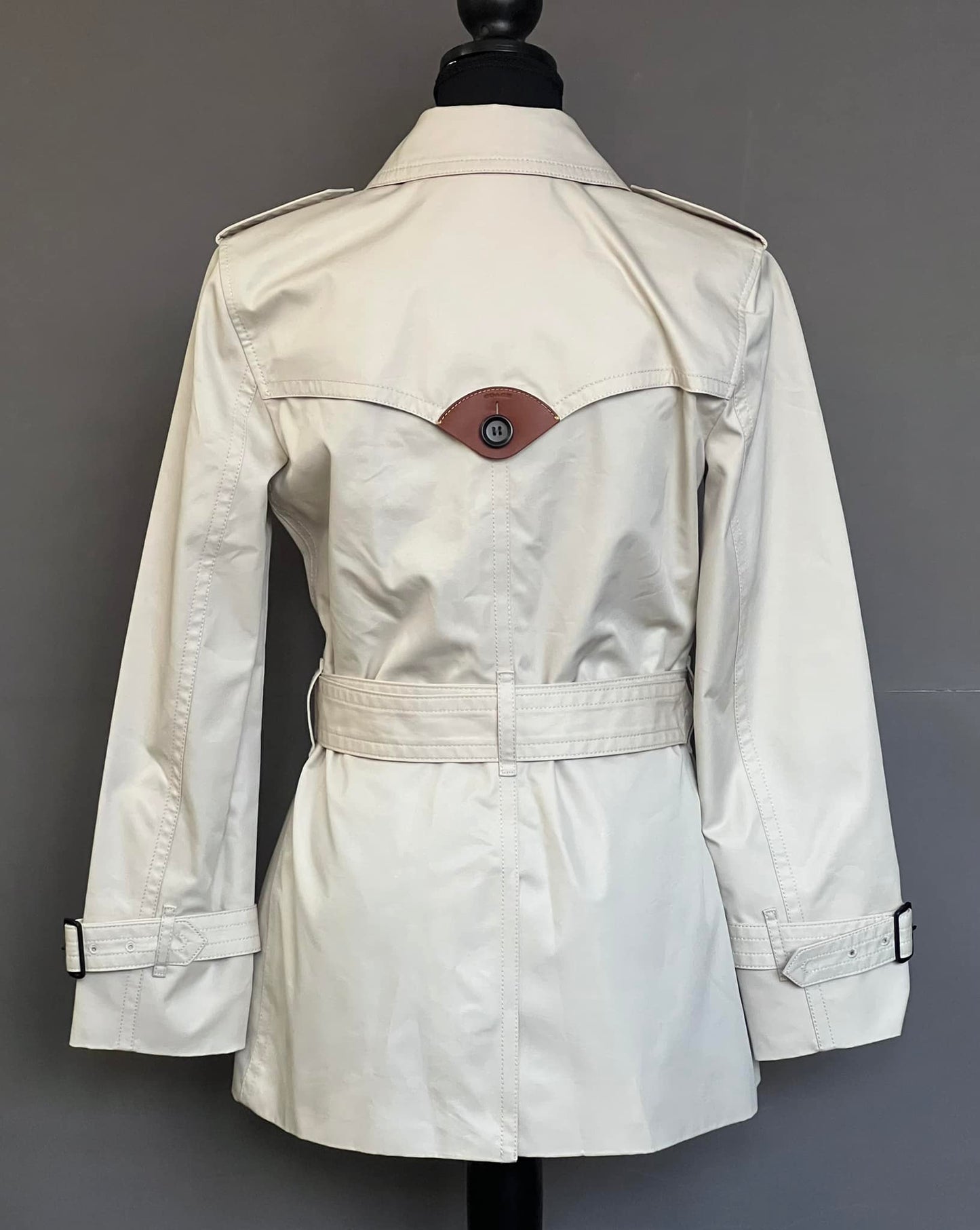 Coach Short Trench Coat
