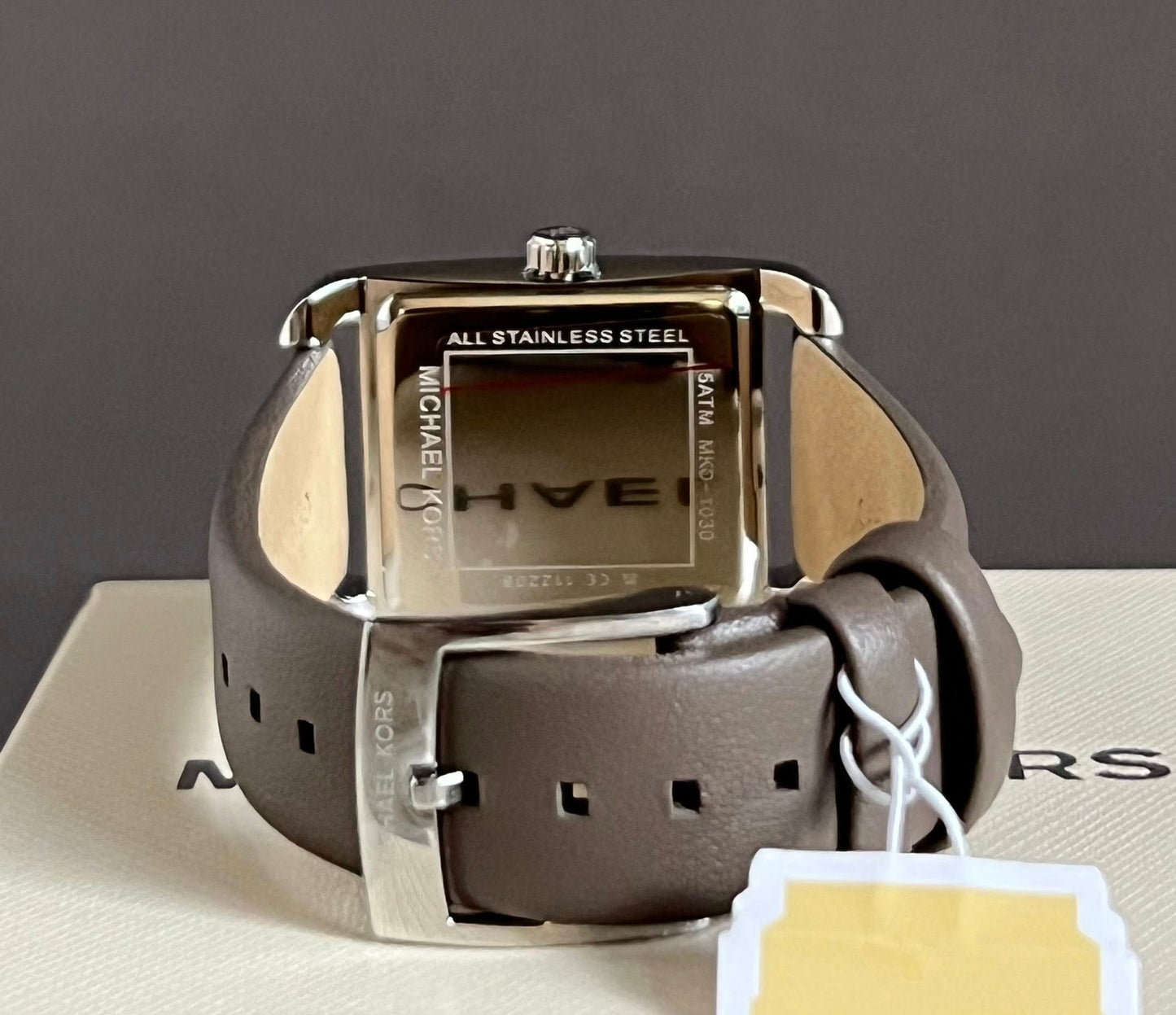 Michael Kors Women’s Three-Hand Dusk Leather Watch