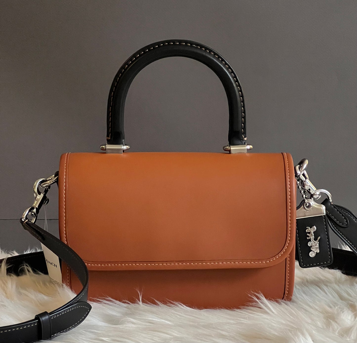 Coach Rogue Top Handle in Colorblock