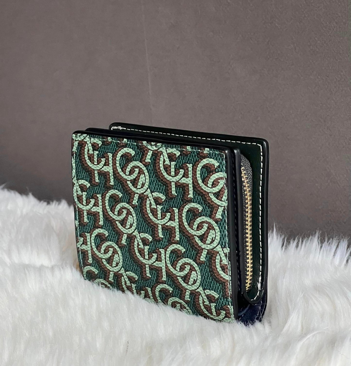 Coach Snap Wallet With Coach Monogram Print