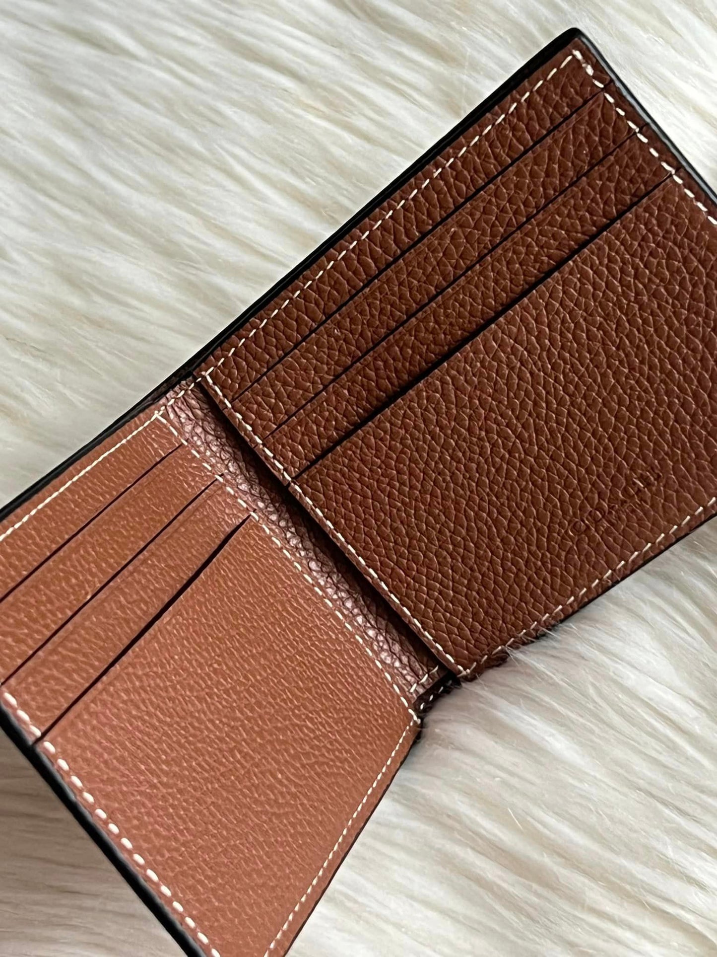 Coach Men’s Slim Billfold Wallet In Signature Leather