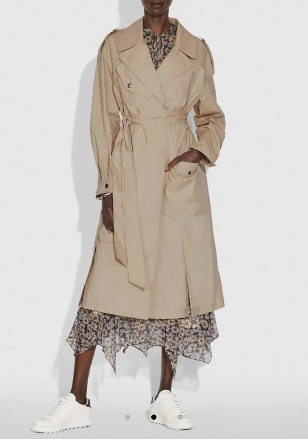 Coach Oversized Trench Coat