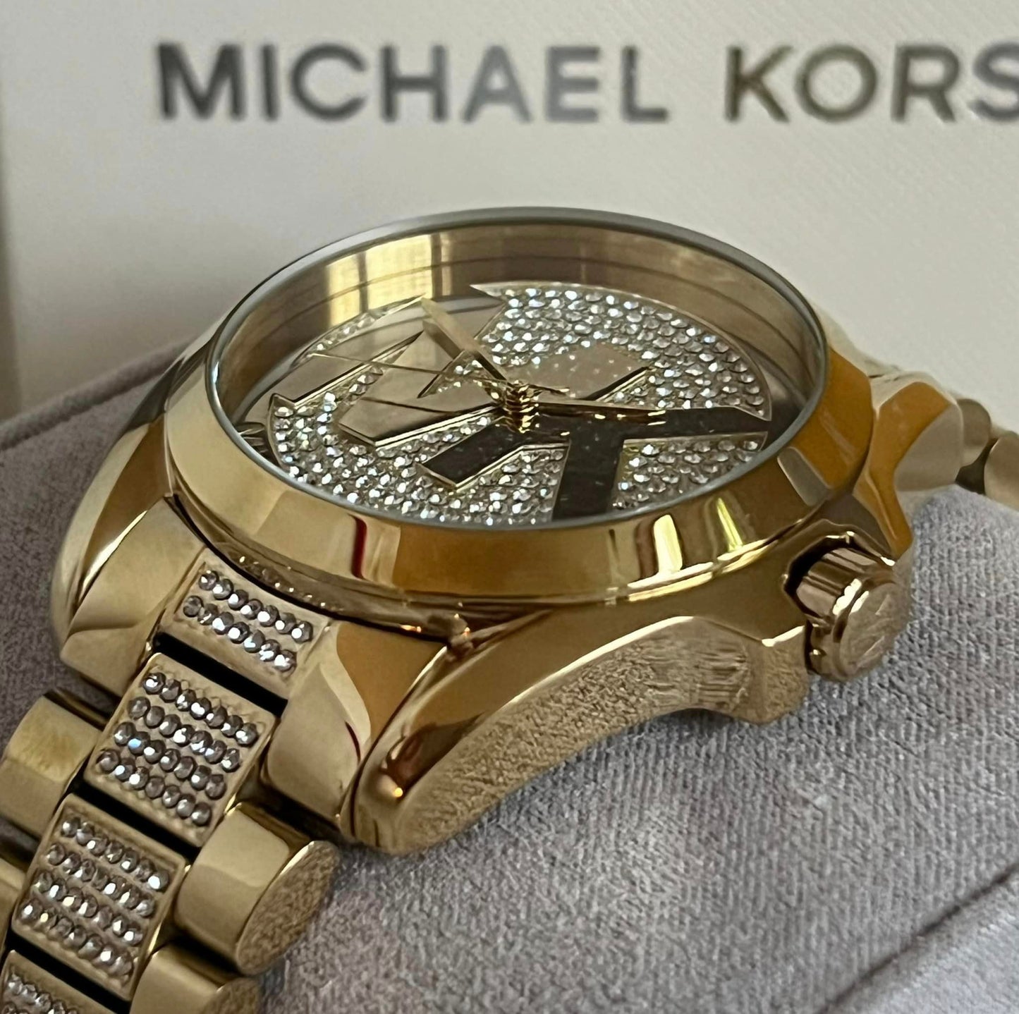 Michael Kors Women’s Bradshaw Gold-Tone Watch