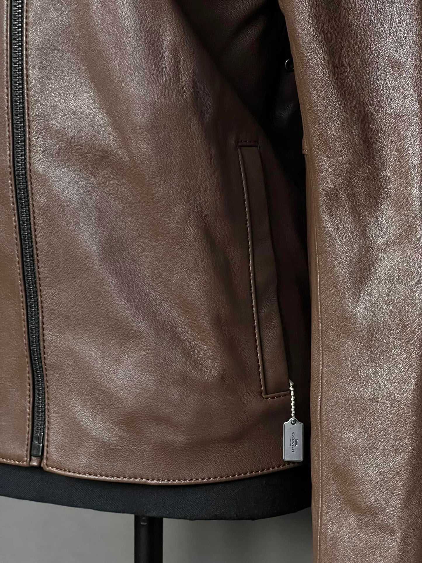 Coach Leather Racer Jacket