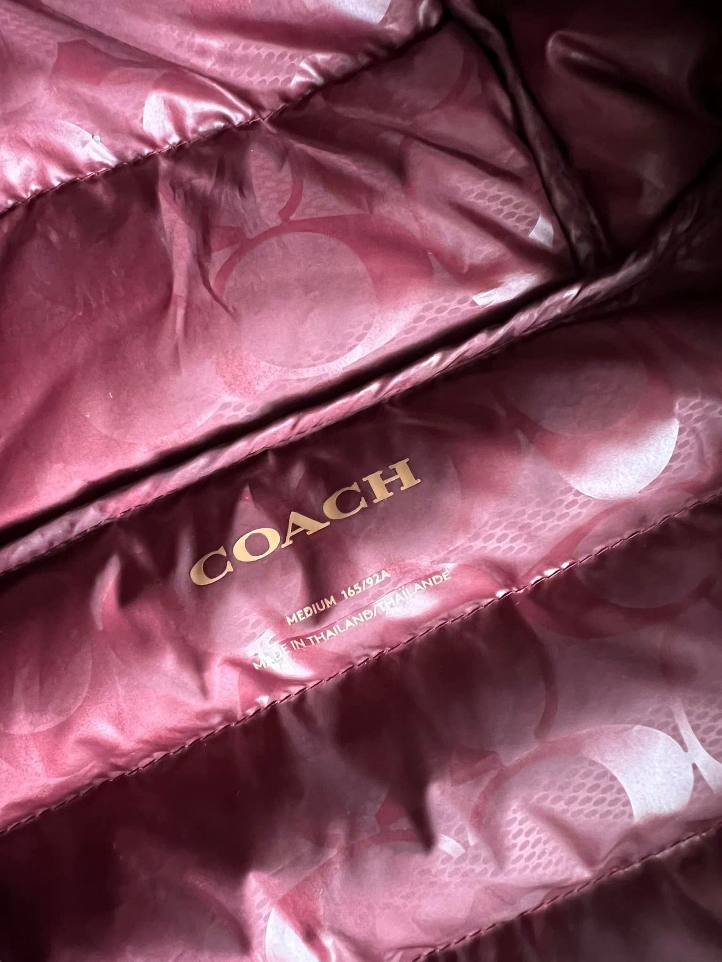 Coach Long Down Coat with Hood