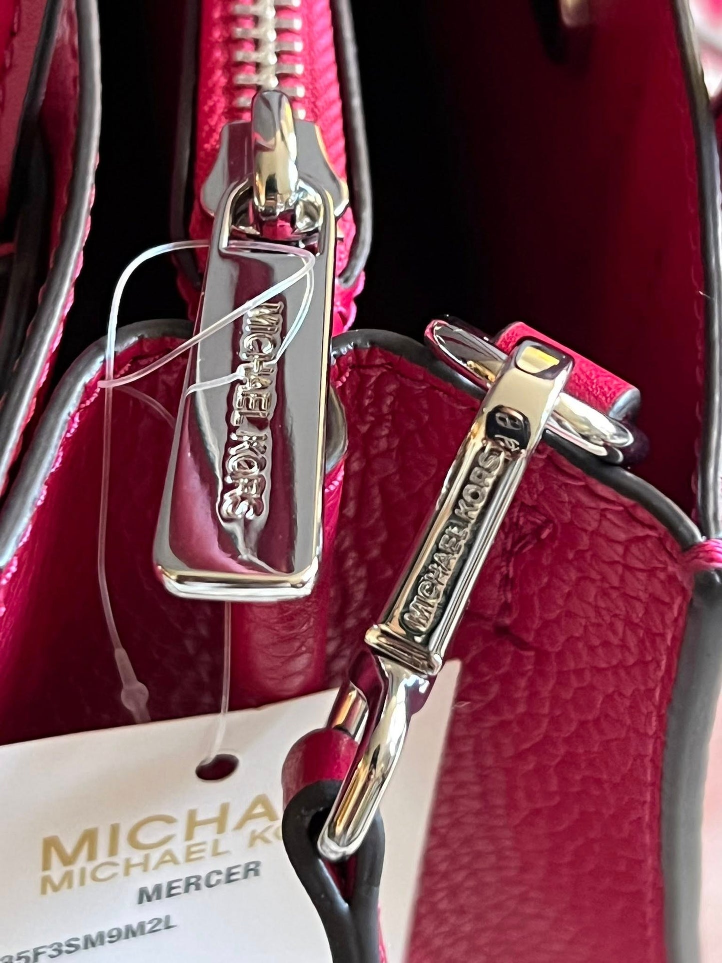 Michael Kors Mercer Medium Pebbled Leather Crossbody Bag