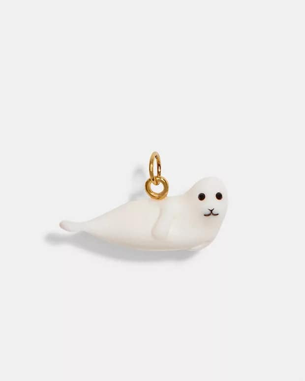 Coach Seal Charm