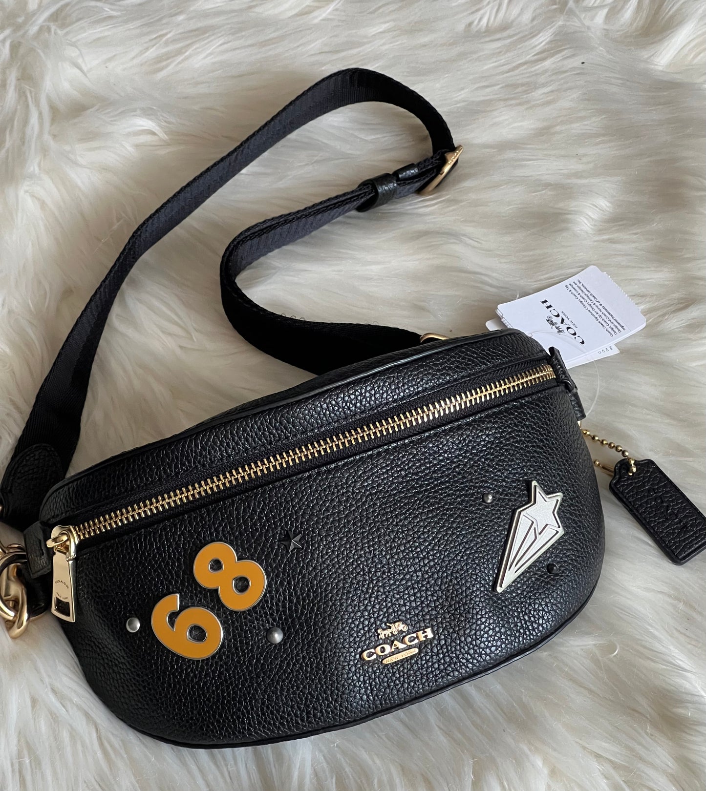 Coach Belt Bag with Charms
