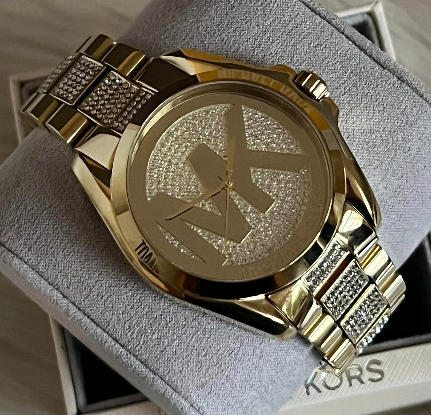 Michael Kors Women’s Bradshaw Gold-Tone Watch