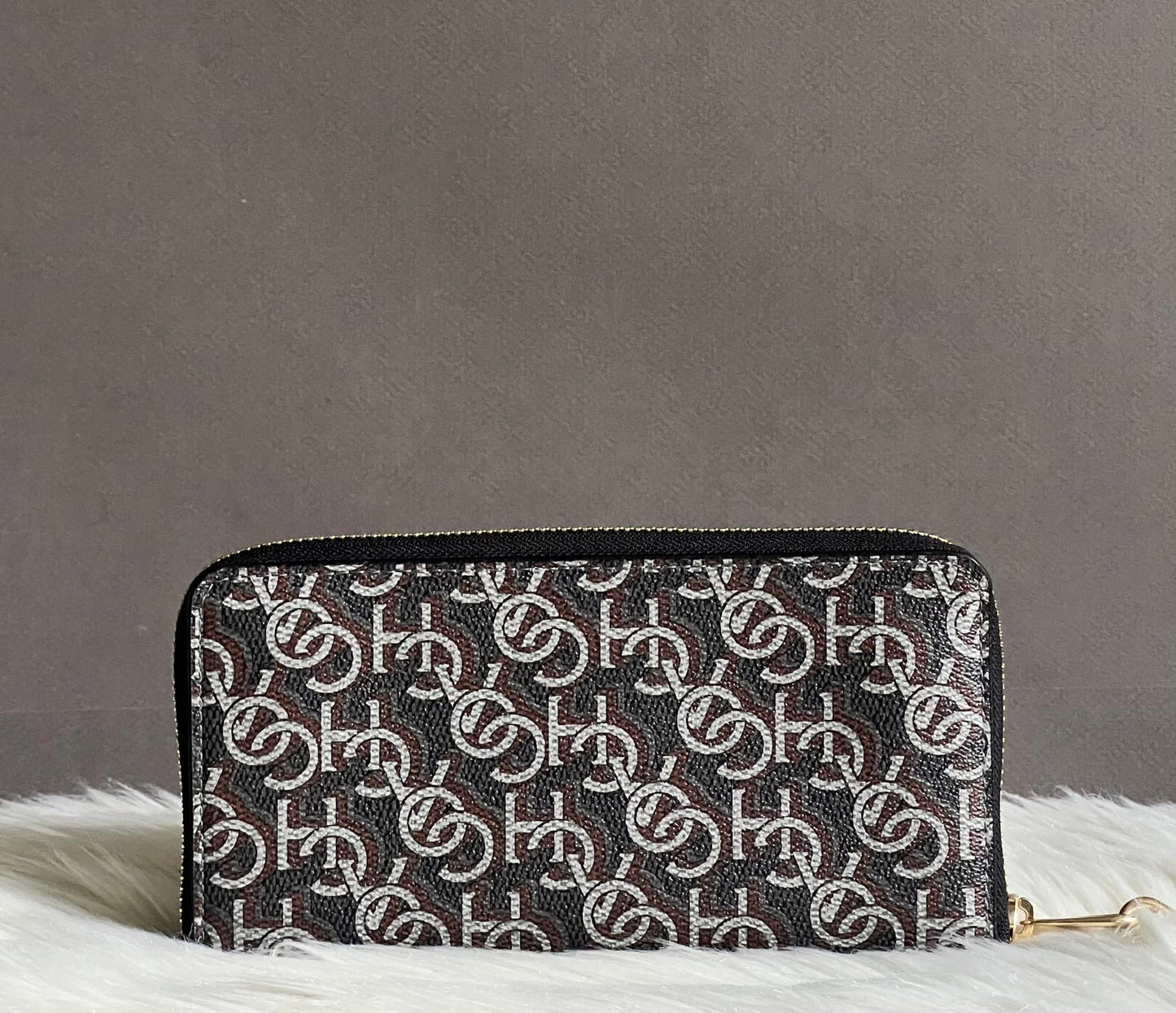 Coach Long Zip Around Wallet With Coach Monogram Print