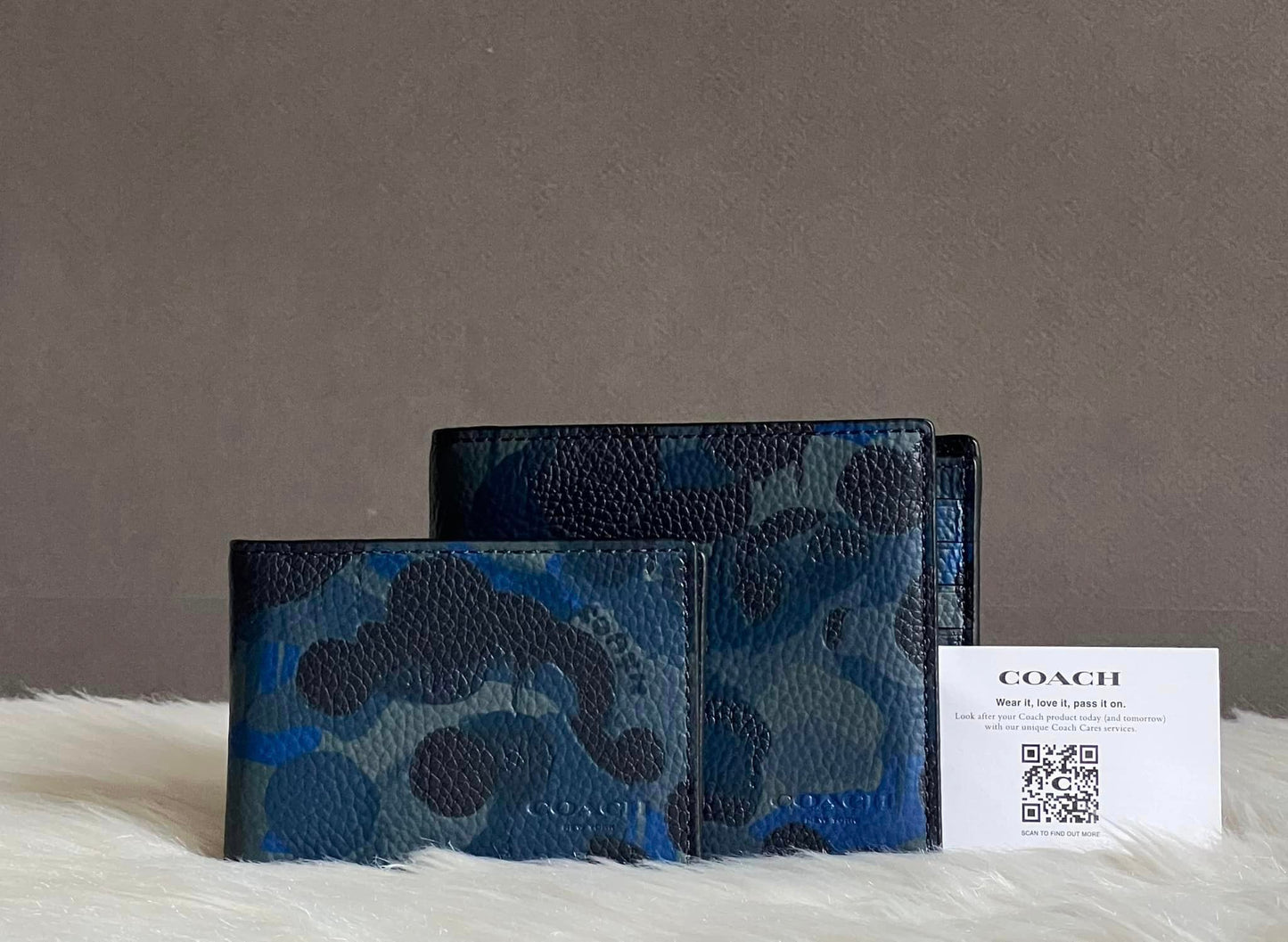 Coach Men’s 3-in-1 Wallet with Camo Print