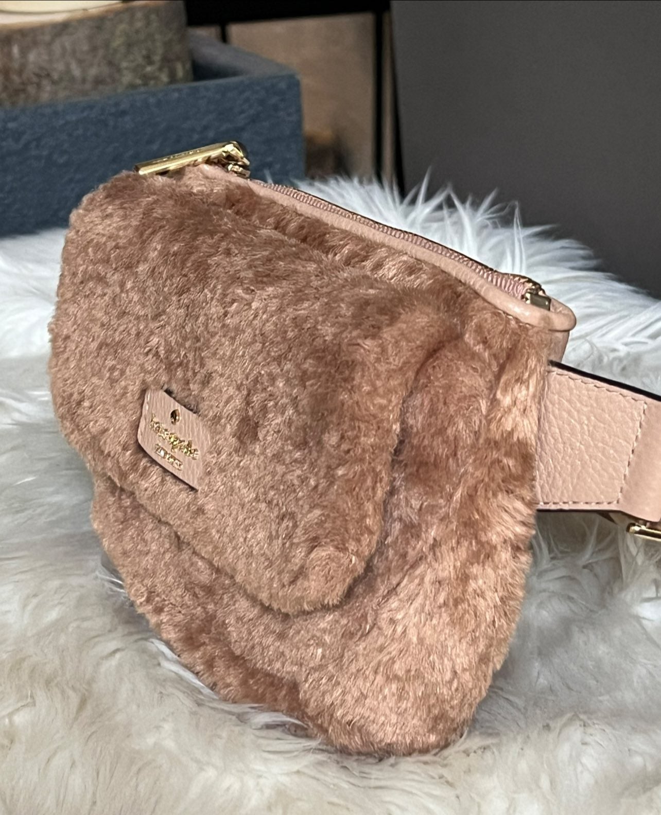 Kate Spade Faux Fur Belt Bag