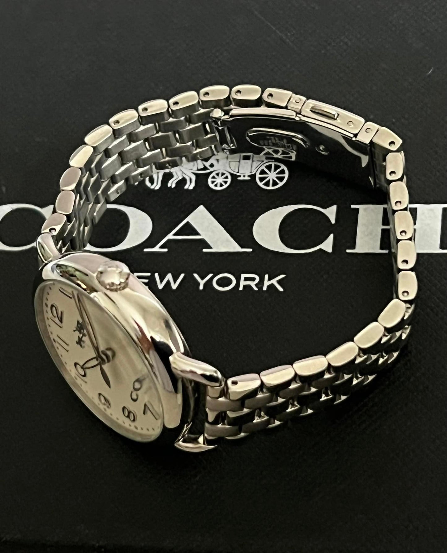 Coach Women’s Delancey Silver Quartz Watch