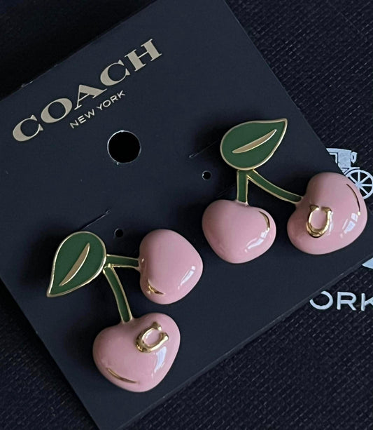 Coach Cherry Stud Earrings