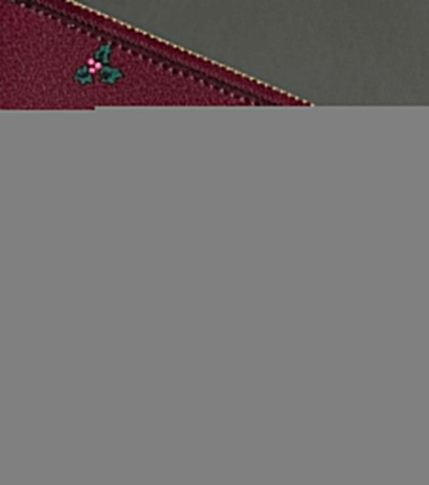 Coach Long Zip Around Wallet With Holiday Bells Print