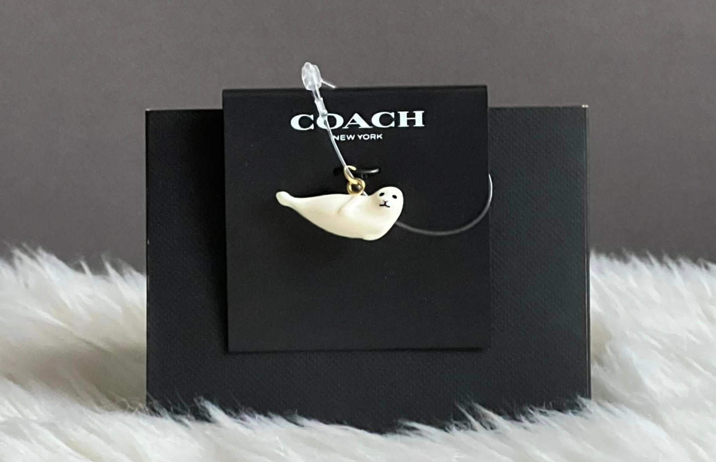 Coach Seal Charm