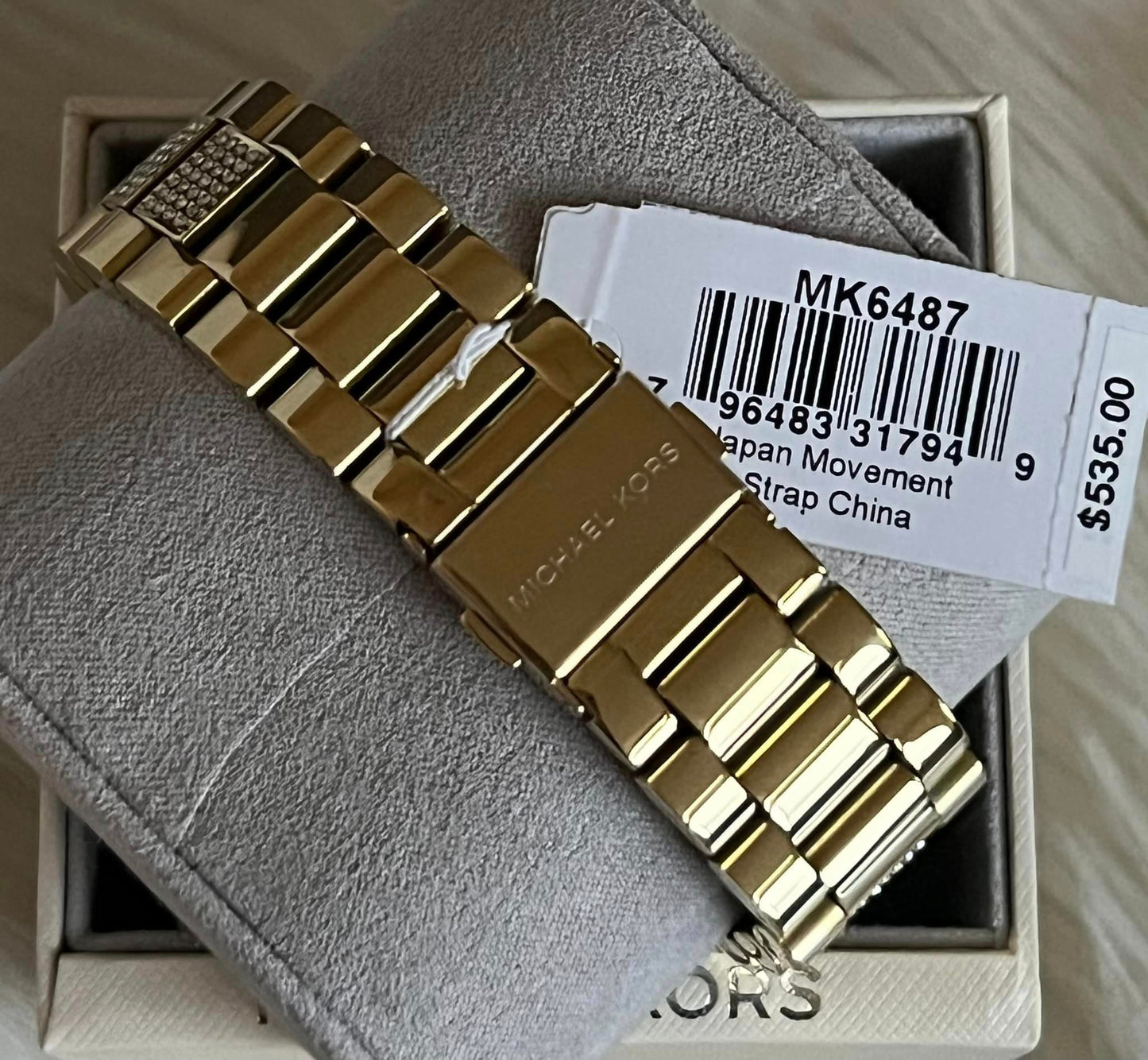 Michael Kors Women’s Bradshaw Gold-Tone Watch