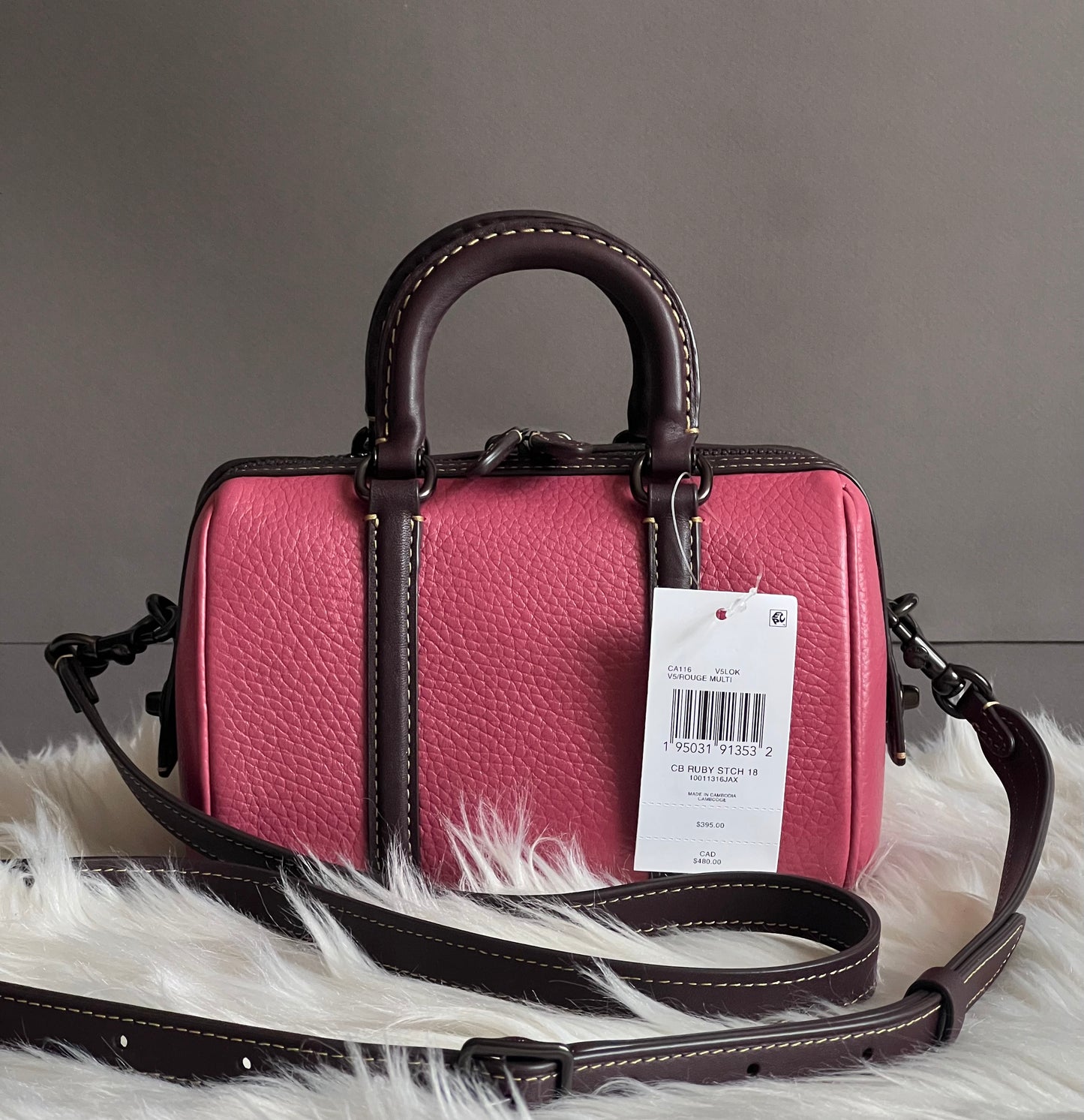 Coach Ruby Satchel 18 in Colorblock