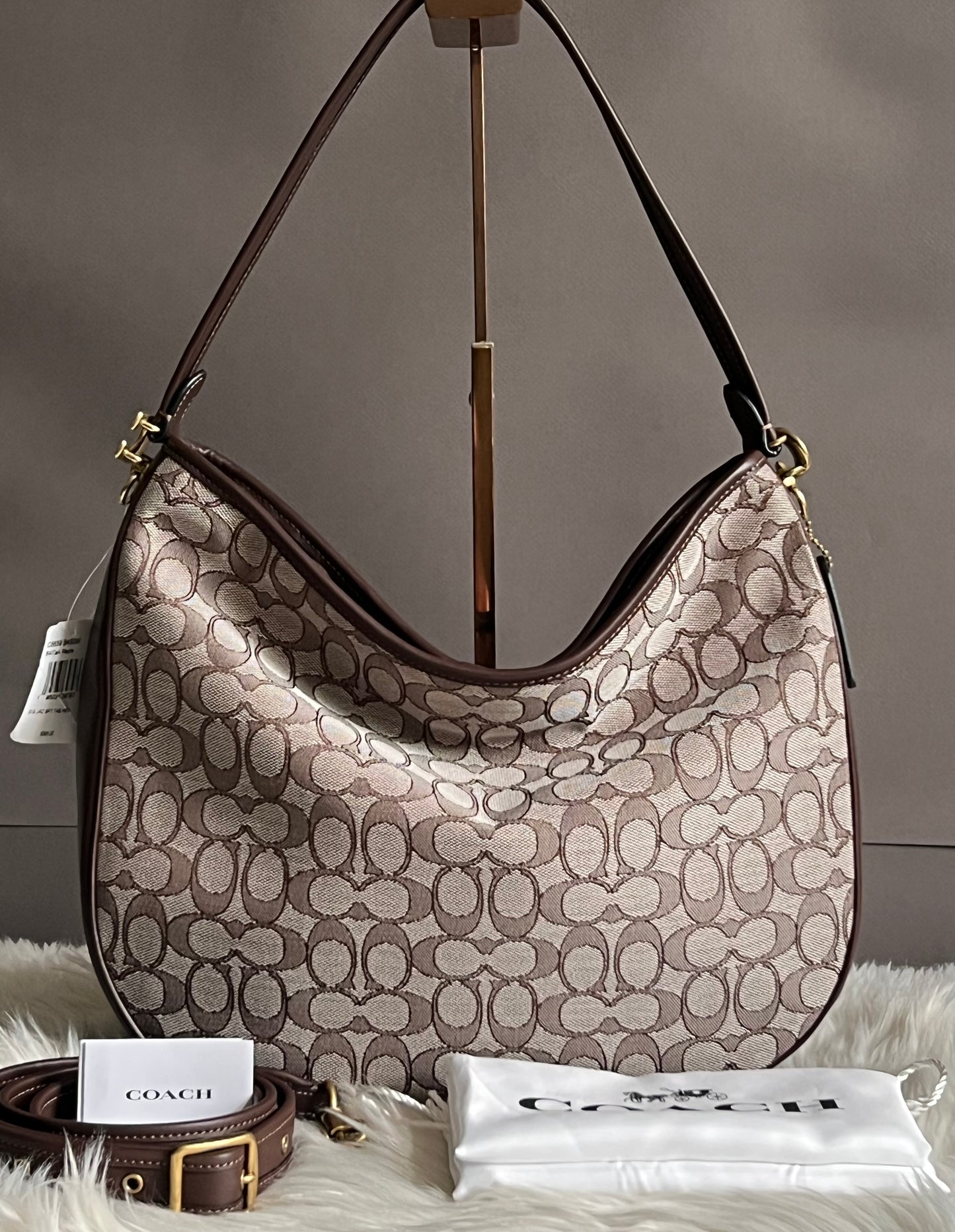 Coach Soft Tabby Hobo in Signature Jacquard