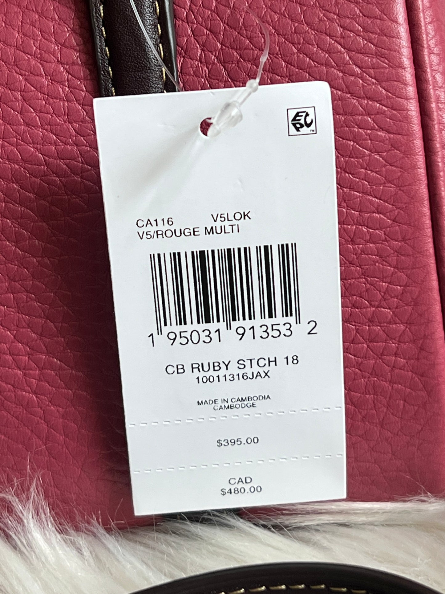 COACH®  Ruby Satchel 18 In Colorblock