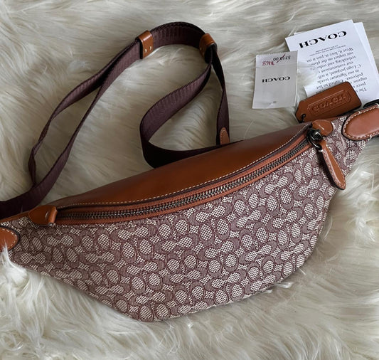 Coach Charter Belt Bag 7 in Micro Signature Jacquard