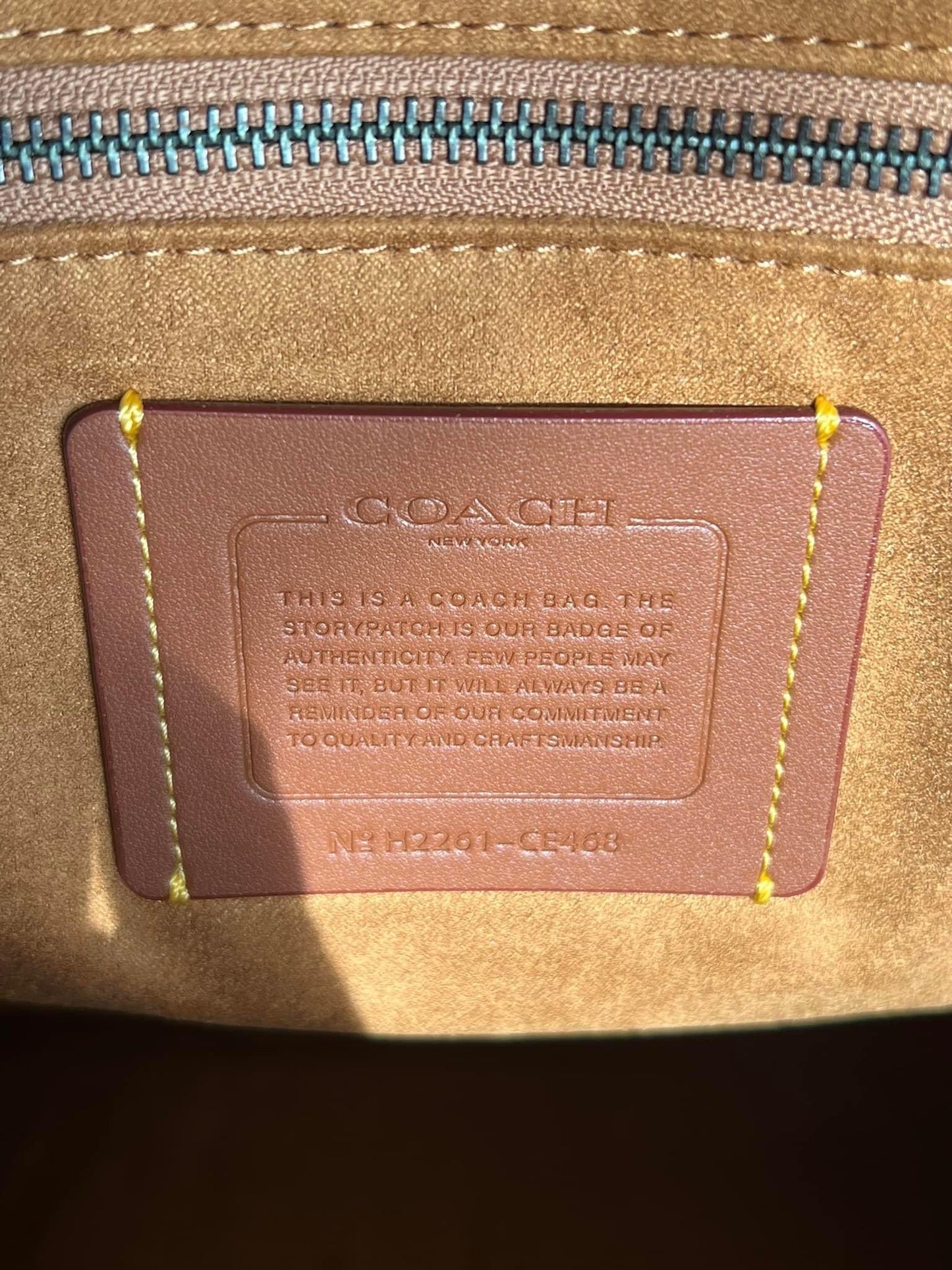 Coach Field Tote 40 with Coach Badge