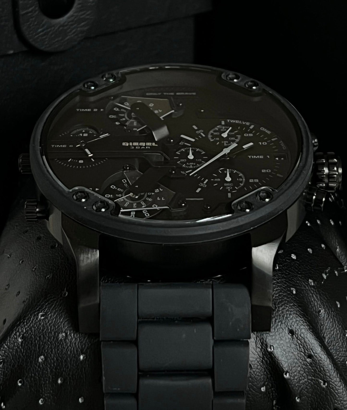 Diesel Men’s Mr. Daddy 2.0 Chronograph Black Dial Watch