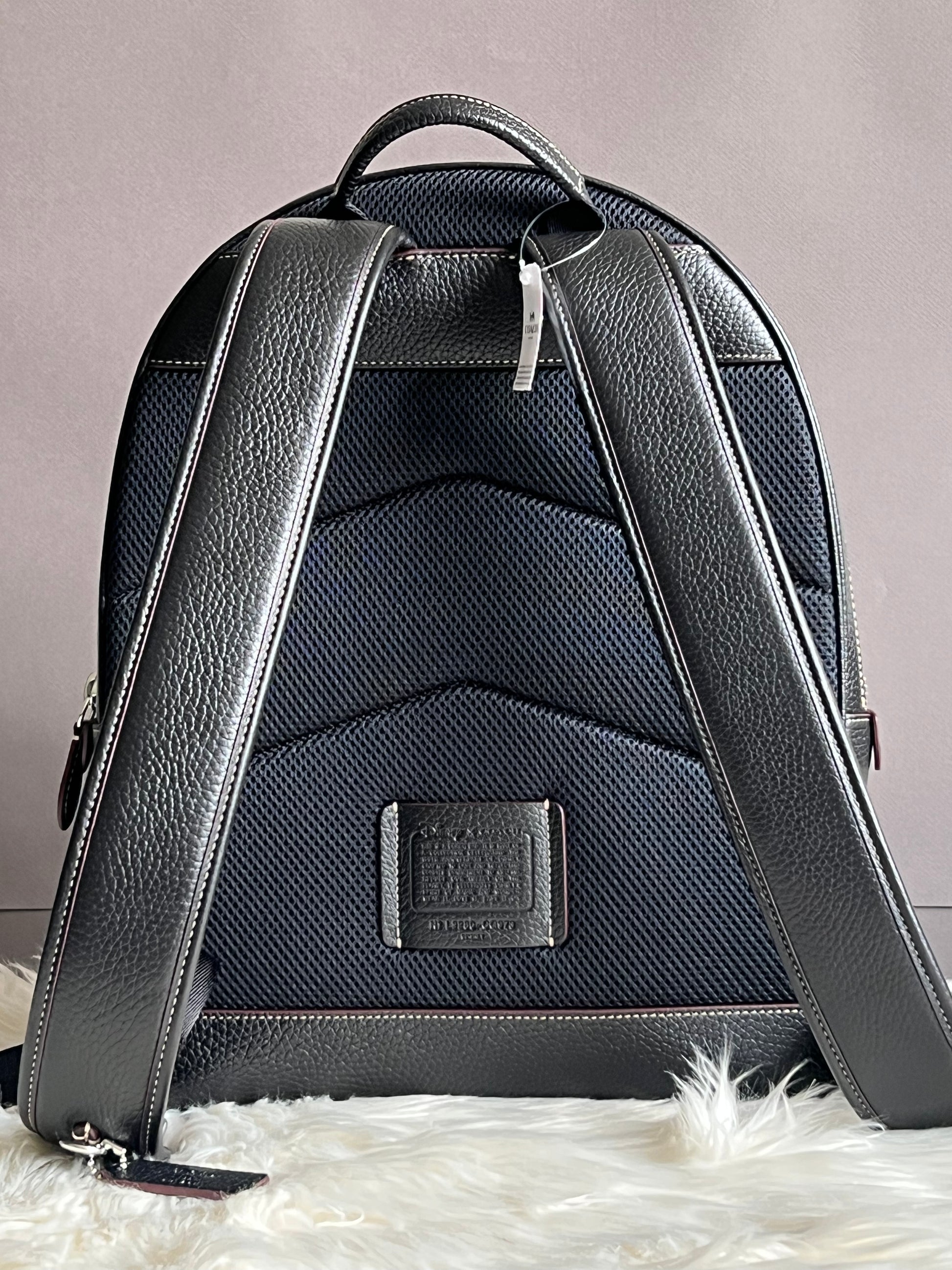 coach disney backpack black Disney X Coach Charter Backpack in Regenerative Leather – Club de Mode
