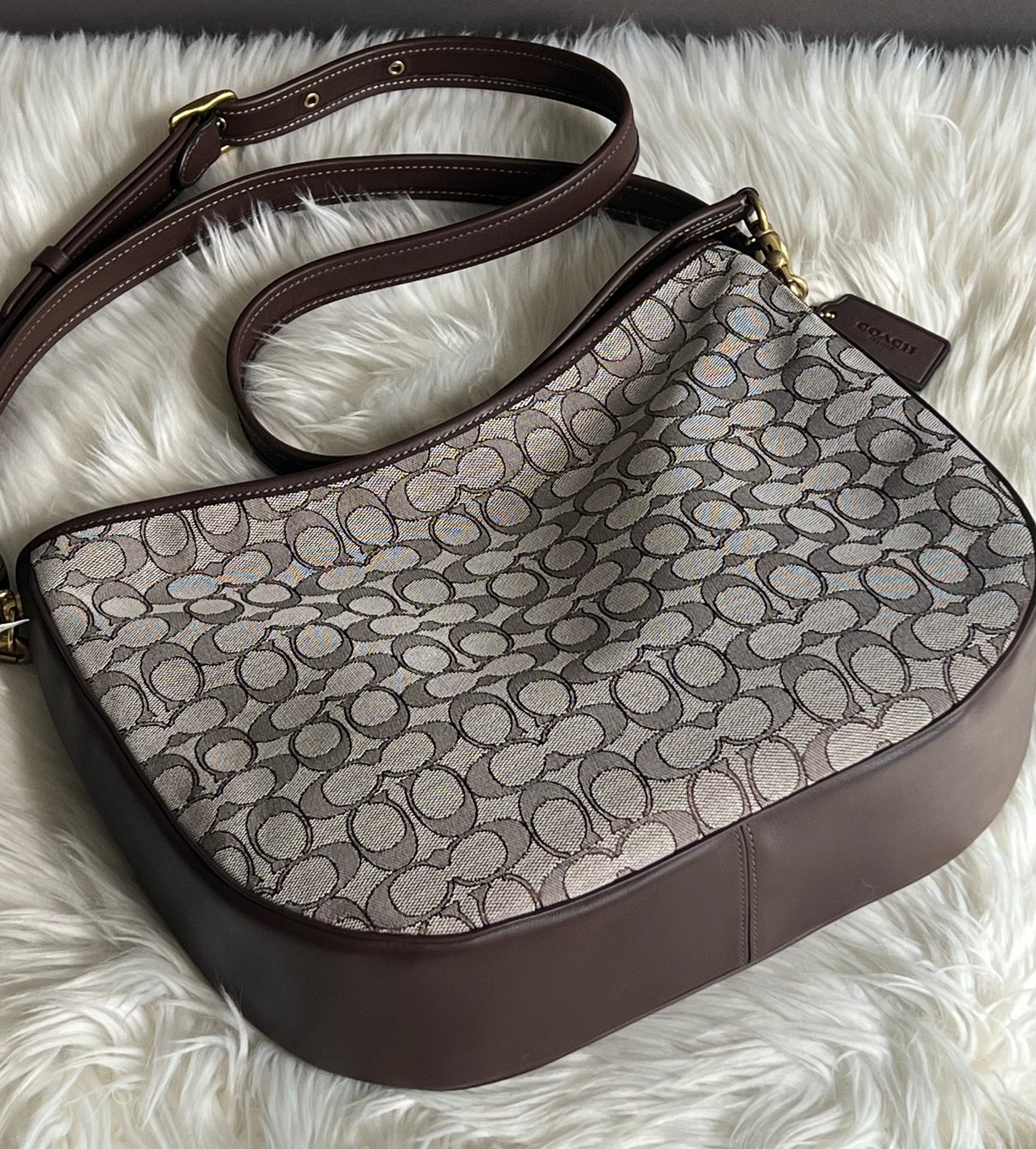 Coach Soft Tabby Hobo in Signature Jacquard