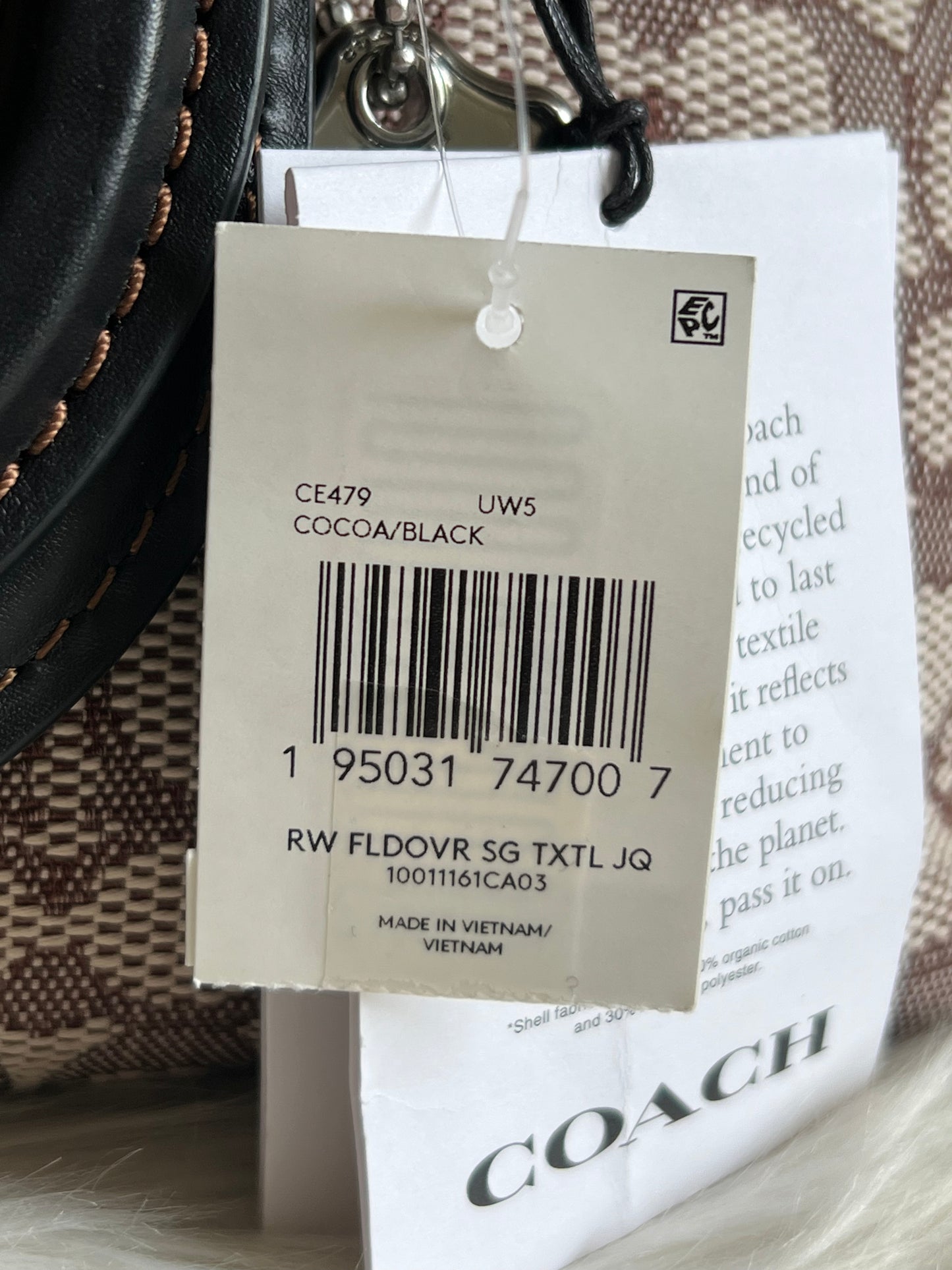 Coach Rowe Foldover Tote in Signature Textile Jacquard