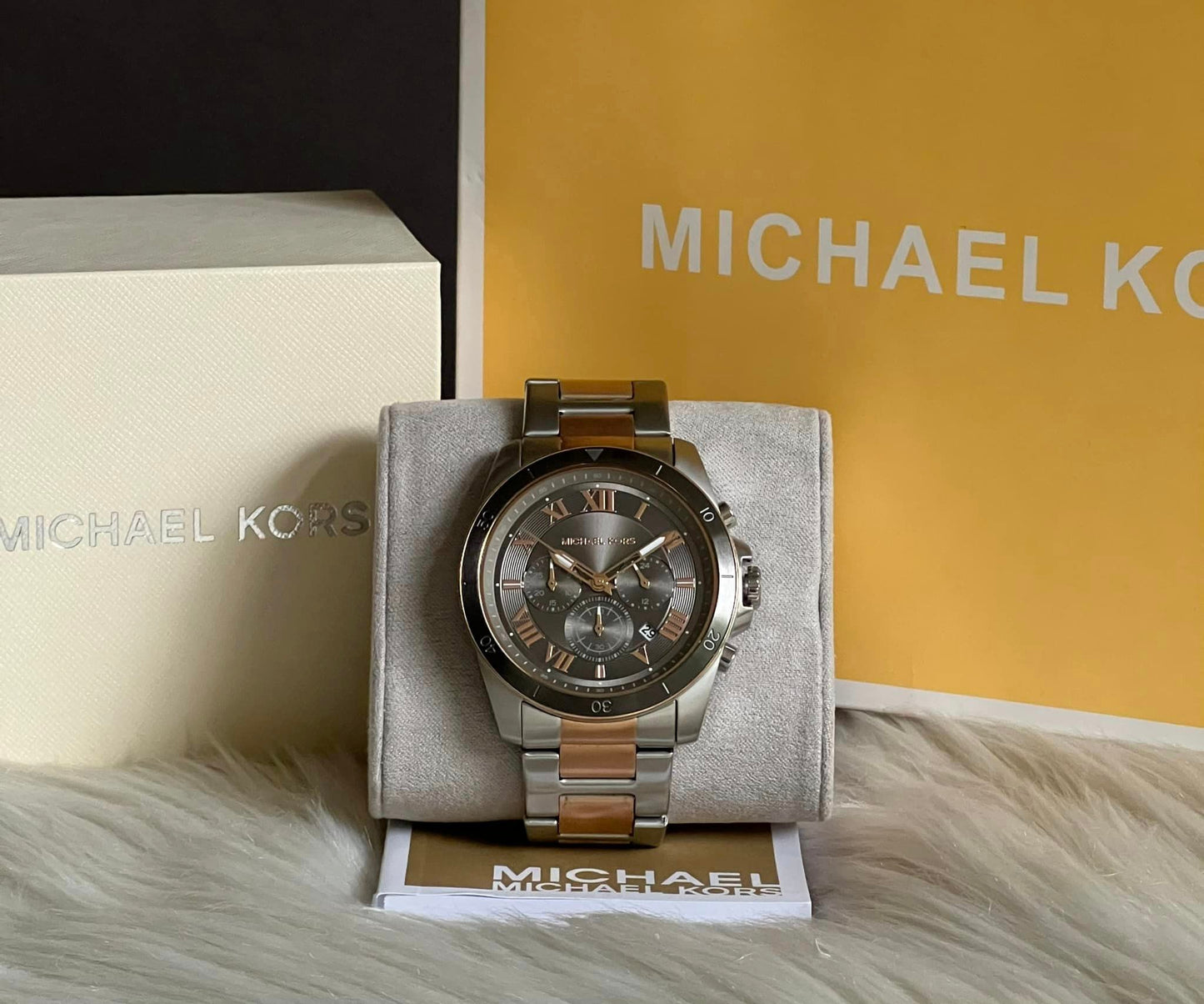 Michael Kors Men’s Oversized Alek Two-Tone Watch