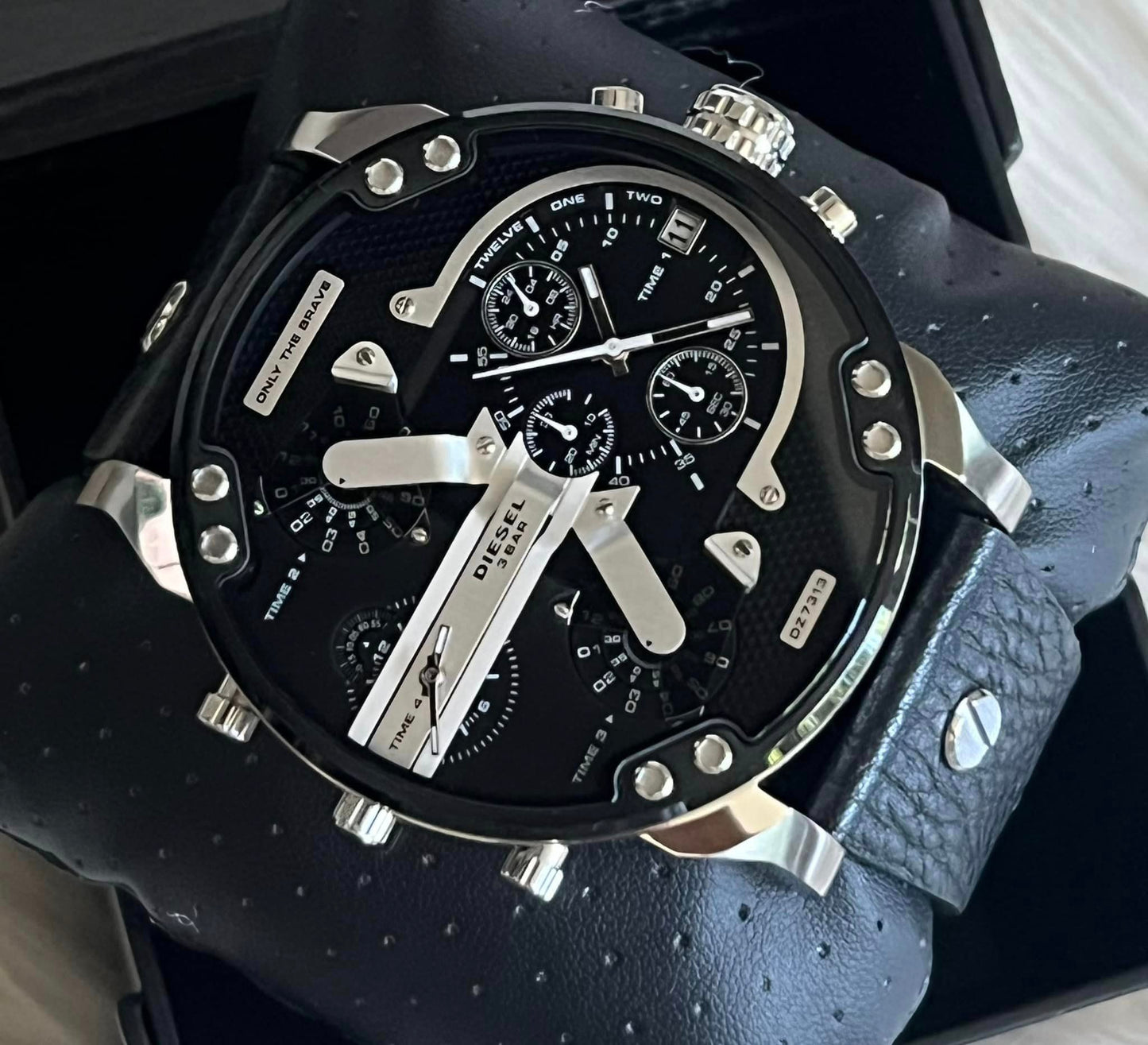 Diesel Men’s Mr. Daddy 2.0 Black Dial Chronograph Watch