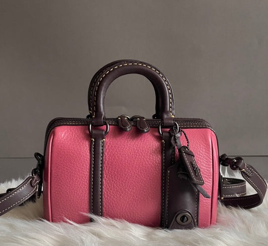 Coach Ruby Satchel 18 in Colorblock